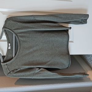 Melrose and Market Cropped Sweatshirt Olive M